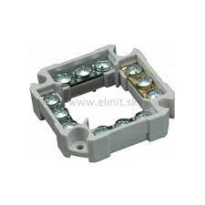 Škatuľová svorkovnica 4-pólová plastová - 6303-13 P1/S