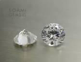 Zirkón kubický VVS priehľadný trblietavý 6mm okrúhly / ZlatnickeKamene -  SAShE.sk - Handmade Minerály