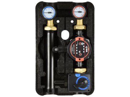 Set: Obehové čerpadlo MAGI 2 25-60/180 s tepelnou izoláciou, 3-cestným termostatickým ventilom a pohonom STER-D pre podlahové kúrenie