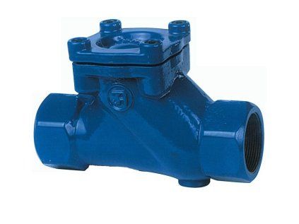 Spätný guľový ventil závitový DN40 G6/4" na odpadovú vodu a priemysel, liatinový