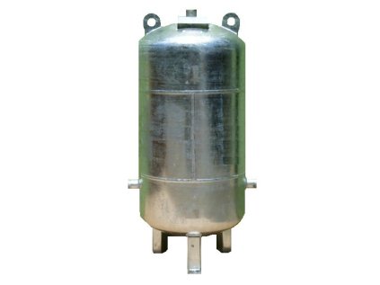 Galvanized pressure vessel STEP 100L, vertical, 10 bar, for home water systems and pumps, without bladder