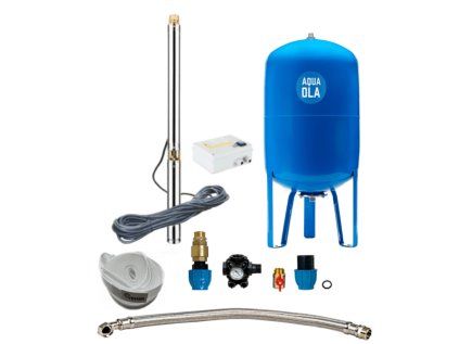 Domáca vodáreň s ponorným čerpadlom Omnigena AQUA ST 3T-23 / 80L - RTS do studne na pitnú vodu