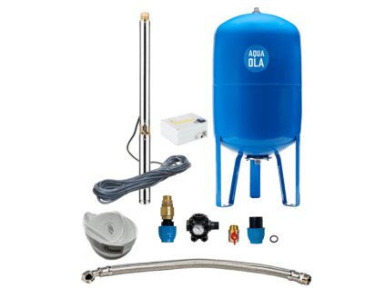 Domáca vodáreň s ponorným čerpadlom Omnigena AQUA ST 3T-46 / 100L - RTS do studne na pitnú vodu
