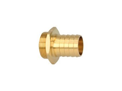 Hose End Fitting 1" male thread, brass hose connector with external thread for pumps and water pump stations