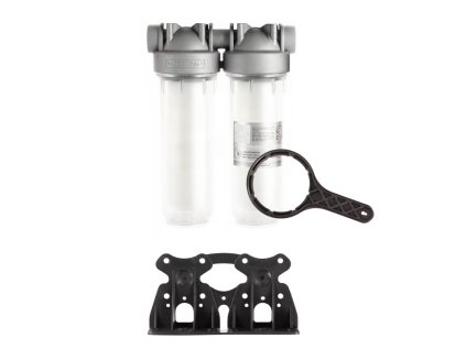 Antibacterial filter SANIC 10" DUO, 1" connection, for drinking water with Microban technology