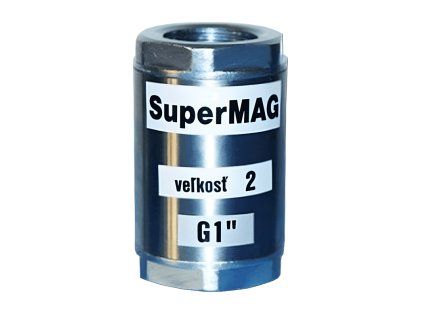 SuperMAG 2 Magnetic Water Softener, G1" Connection – Neodymium Magnet, 10,000 Gauss, Against Limescale