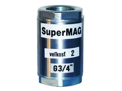 SuperMAG 2 Magnetic Water Softener, G3/4" Connection – Neodymium Magnet, 10,000 Gauss, Against Limescale