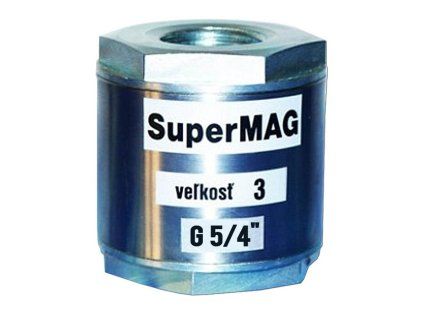 SuperMAG 3 Magnetic Water Softener, G5/4" Connection, Against Limescale, Neodymium Magnet, 10,000 Gauss