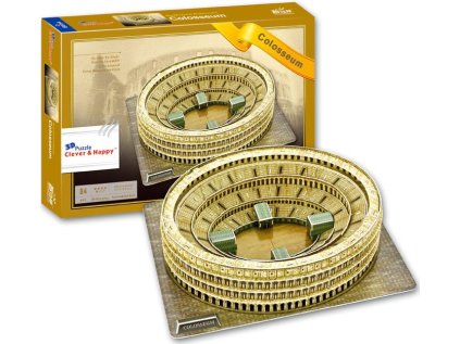 CLEVER&HAPPY 3D puzzle Koloseum 84 dílků