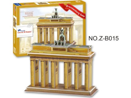 CLEVER&HAPPY 3D puzzle Braniborská brána 31 dílků