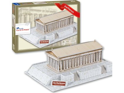 CLEVER&HAPPY 3D puzzle Parthenon, Řecko 25 dílků