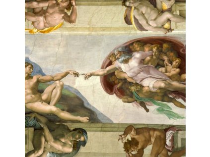 GRAFIKA Čtvercové puzzle Stvoření Adama 1000 dílků