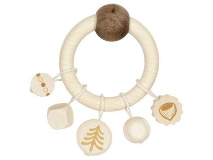 HEIMESS Chrastítko Veverčin kroužek s přívěsky