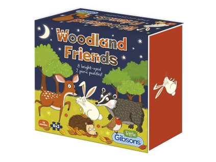 GIBSONS Dětské puzzle Přátelé z lesa 8x2 dílky
