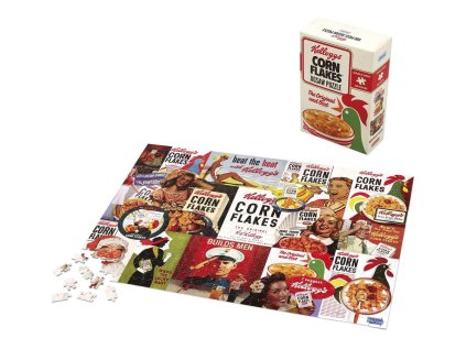 GIBSONS Oboustranné puzzle Kellogg’s Cornflakes 500 dílků