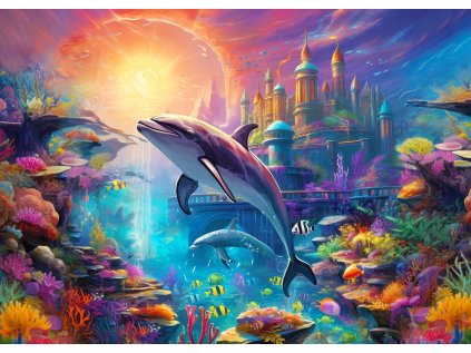 ENJOY Puzzle Atlantida 1000 dílků