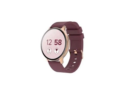 Canyon Badian SW-68 ružová / Chytré hodinky / 1.28 "TFT / snímač tepu / BT 5.0 / IP68 / Multi-šport / Android a iOS