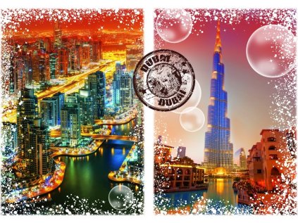 GRAFIKA Puzzle Cesta kolem světa: Dubaj 1000 dílků