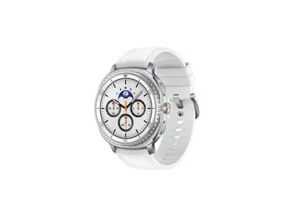 Samsung Galaxy Watch 8 Classic (46 mm) LTE biela / Chytré hodinky / AMOLED / Wi-Fi / Bluetooth / GPS / Wear OS