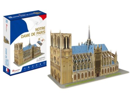 CUBICFUN 3D puzzle Katedrála Notre-Dame 53 dílků