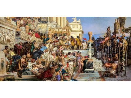 CASTORLAND Puzzle Art Collection: Neronovy pochodně 4000 dílků