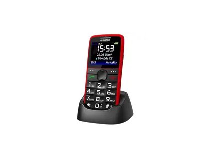 Aligator A675 Senior červený / Distribúcia CZ / 2.2“ TFT Displej 220 x 176