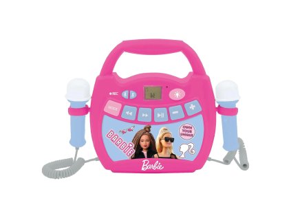 Lexibook Svietiaci digitálny karaoke prehrávač s 2 mikrofónmi - Barbie