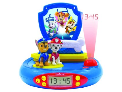 Lexibook 3D budík s projektorom - Labková patrola