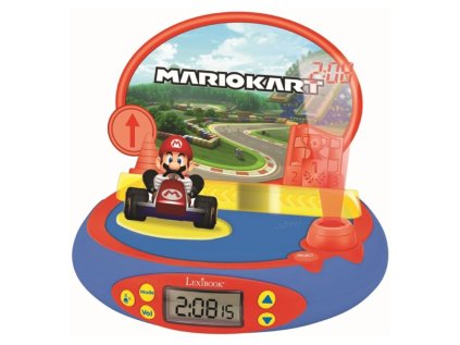 Lexibook 3D budík s projektorom - Mario Kart