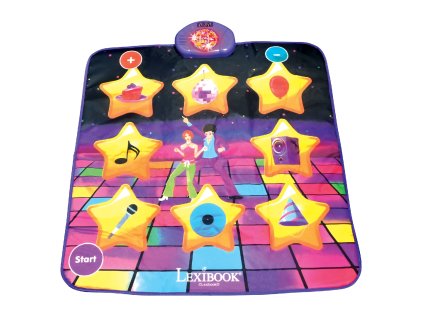 Lexibook Elektronická svietiaca tanečná podložka s Bluetooth