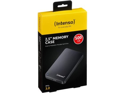 INTENSO 500GB MemoryCase 2,5" USB3.0 čierny