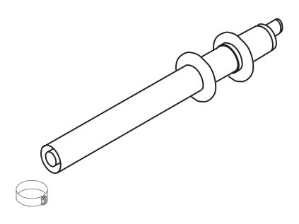 Protherm rúrka koncová Ø 60/100 mm – 0,75 m T1KZ
