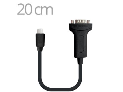 CABLE KU31-232A redukcia z USB3.1/C na RS232 0,2m