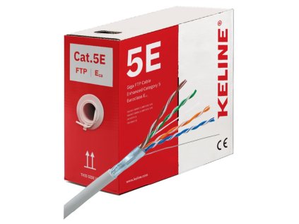 KELINE Kábel FTP (F/UTP) 4x2xAWG24 Cat 5E 305m