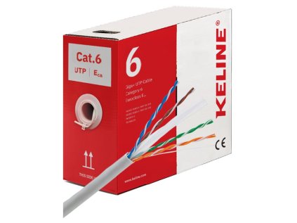 KELINE Kábel UTP (U/UTP) 4x2x0,54 CAT 6 305m