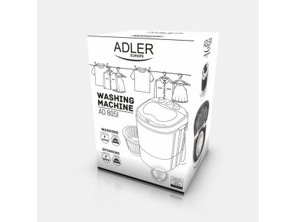 ADLER AD 8051, Mini cestovná práčka