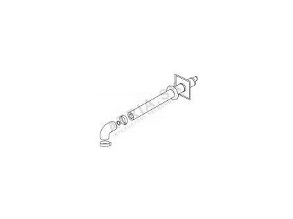 Protherm, Vaillant horizontal set Ø 60/100 mm - 0.8 m, S1K