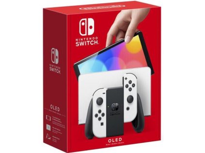 NINTENDO Switch OLED Joy-Con, biela
