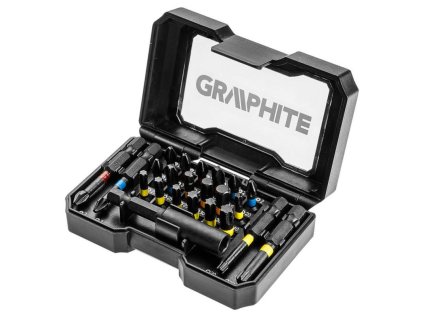 GRAPHITE 56H612, Sada bitov, 25 mm, 23 ks