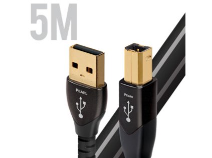 AUDIOQUEST Pearl, Kábel 5m, USB A - USB B
