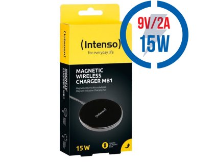 INTENSO MB1, Bezdrôtová (Qi) mag. nabíjačka 15W bl