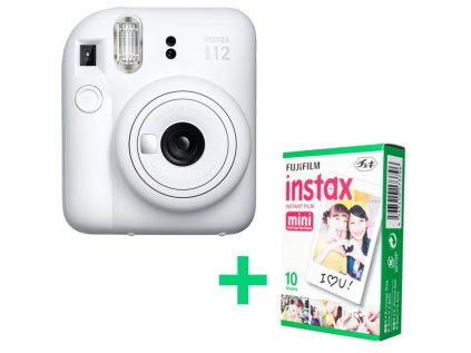 FujiFilm Instax Mini 12, Clay White + 10 foto