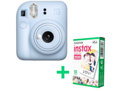 FujiFilm Instax Mini 12, Pastel Blue + 10 foto