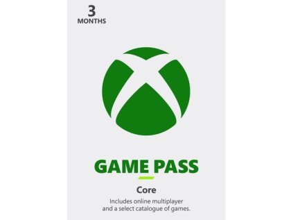 MICROSOFT Xbox Game Pass Core 3M, 3 mesiace