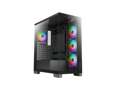AZZA CSAZ-570 Cove Black Gaming Case, PC Skrinka