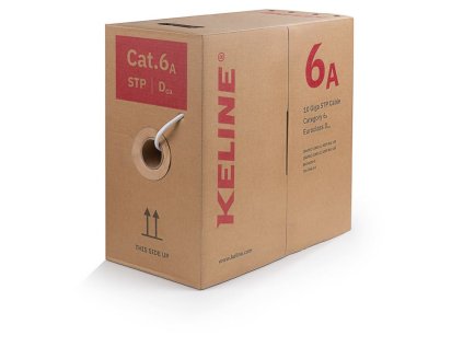 KELINE Kábel STP AWG23, CAT 6A 305m