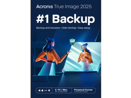 ACRONIS True Image 2025, CZ, doživotná el. lic