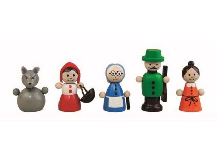 Detoa Dětské divadlo magnetické - Červená Karkulka