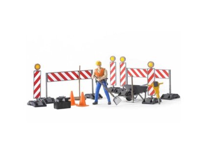 Bruder BWORLD Dopravné zábrany a značky