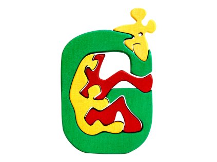 Fauna Abeceda písmenko G žirafa
